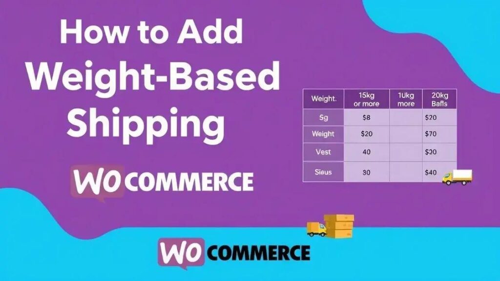 How to Implement Weight-Based Shipping in Your WooCommerce Store