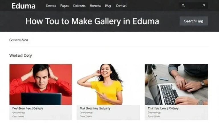 Creating a Stunning Gallery in the Eduma Theme: Step-by-Step Guide
