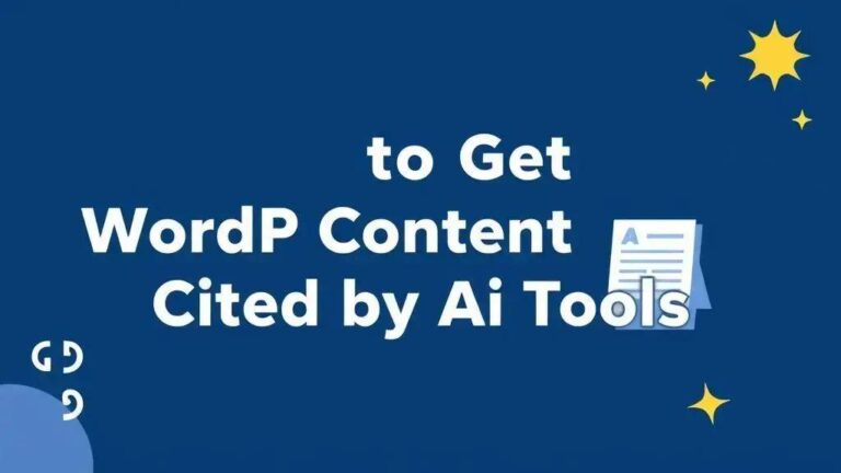 How to Optimize WordPress Content for AI Citations